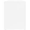 vidaXL Sapateira 100x35x45 cm derivados de madeira branco brilhante