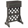 vidaXL Trellis de jardim vertical Cinzento 48 x 30 x 70,5 cm