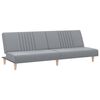 vidaXL Sof&aacute;-cama tecido cinzento-claro