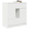 vidaXL Aparador c/ gavetas e portas 70,5x34x74,5 cm branco