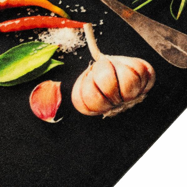 vidaXL Tapete de cozinha lav&aacute;vel 60x180 cm veludo padr&atilde;o especiarias