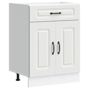 vidaXL Arm&aacute;rio de cozinha baixo Kalmar madeira artificial branca