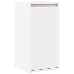 vidaXL Arm&aacute;rio de parede 30x30x60 cm madeira de pinho maci&ccedil;a branco