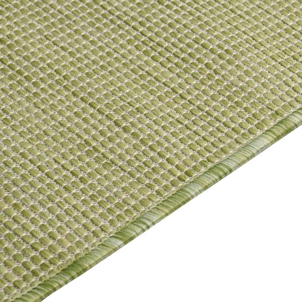 vidaXL Tapete de tecido plano para exterior 200x280 cm verde