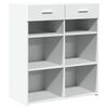 vidaXL Aparador 80x42,5x93 cm derivados de madeira branco