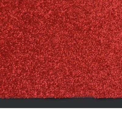 vidaXL Tapete de porta 60x80 cm vermelho
