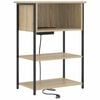 vidaXL Arm&aacute;rio de Cabeceira Carvalho Sonoma 55 x 31 x 76 cm