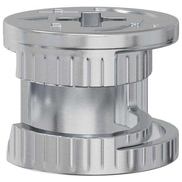 vidaXL Porcas de Fecho Cam 4000 pcs Prateado Metal