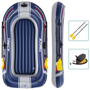 Bestway Barco insufl&aacute;vel Hydro-Force com bomba e remos azul