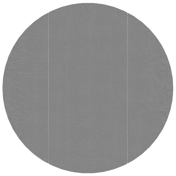 vidaXL Pano para ch&atilde;o de piscinas &Oslash;366 cm poli&eacute;ster geot&ecirc;xtil cinza