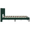 vidaXL Estrutura da Cama Verde Escuro 120 x 190 cm Veludo