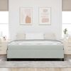 vidaXL Estrutura da Cama Cinzento-claro 180 x 200 cm tecido