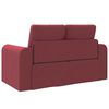 vidaXL Sof&aacute;-Cama 60cm Vinho Vermelho tecido