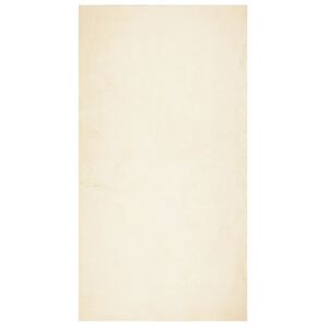 vidaXL Tapete pelo curto macio e lav&aacute;vel HUARTE 60x110 cm cor creme