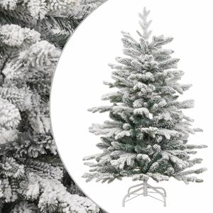 vidaXL &Aacute;rvore de Natal artificial articulada c/ flocos de neve 150 cm