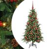vidaXL &Aacute;rvore de Natal Articulada Artificial Verde 150 cm PE e PVC