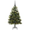 vidaXL &Aacute;rvore de Natal Artificial Articulada com Cones Verde 120 cm