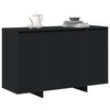 vidaXL Buffet Preto 120 x 41 x 75 cm Madeira processada