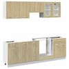 vidaXL Conjunto m&oacute;veis de cozinha &ldquo;Lyon&rdquo; 8 pcs carvalho sonoma