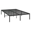 vidaXL Estrutura de cama 120x200 cm metal preto