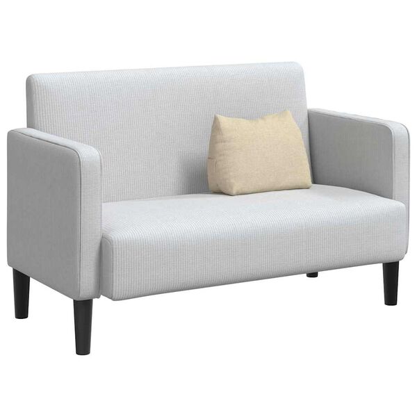 vidaXL Travesseiro para Costas Creme 45 x 20 x 35 cm tecido