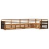 vidaXL Conjunto de Sof&aacute;s para Exterior 5 pcs Natural