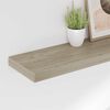 vidaXL Prateleiras parede suspensas 2 pcs 90x23,5x3,8cm MDF carvalho