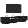 vidaXL Conjunto de m&oacute;vel de TV 2 pcs Preto 200 x 35 x 40 cm