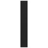 vidaXL Gabinete de Livros Carvalho preto 40 x 30 x 198 cm
