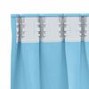 vidaXL Cortinas Blackout com Argolas 2 pcs Azul Claro 140 x 140 cm