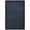 vidaXL Tapete de porta &agrave;s riscas 80x120 cm azul