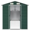 vidaXL Abrigo de jardim 191x810x198 cm a&ccedil;o galvanizado verde