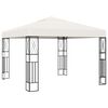vidaXL Gazebo 3x3 m tecido creme