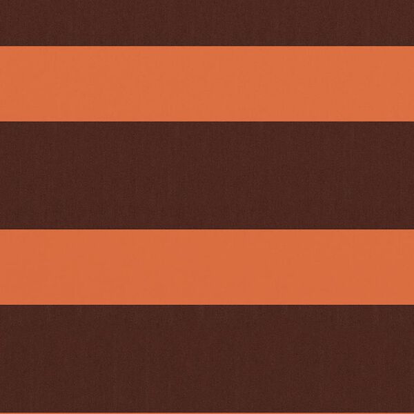 vidaXL Tela de varanda 75x500 cm tecido Oxford laranja e castanho