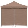 vidaXL Tenda de Festa Castanho 292 x 292 x 315 cm Tecido Oxford