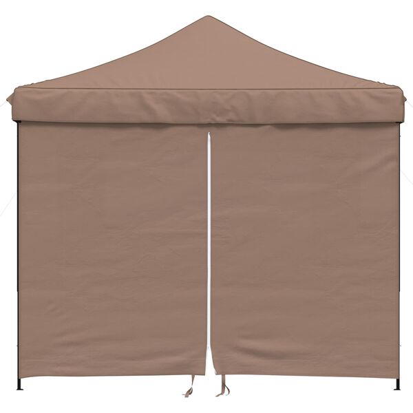 vidaXL Tenda de Festa Castanho 292 x 292 x 315 cm Tecido Oxford