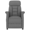 vidaXL Poltrona Recliner Cinza Escuro Cinzento escuro