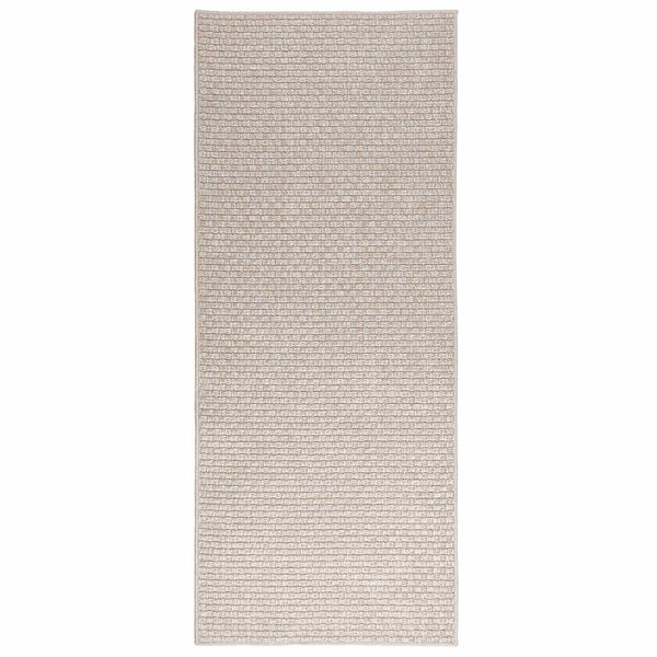vidaXL Tapetes de &aacute;rea Retangular Creme 150 x 80 cm