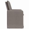 vidaXL Cadeiras de Jantar 2 pcs Cinzento-acastanhado 57 x 67 x 98 cm