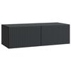vidaXL Gabinete de TV de Parede Preto 98 x 41 x 30 cm