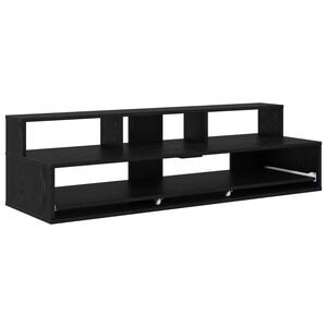 vidaXL Mesa de Est&uacute;dio Carvalho Preto 110 x 42,5 x 36 cm