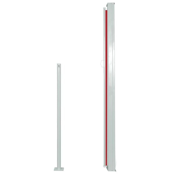 vidaXL Toldo lateral retr&aacute;til 120x300 cm vermelho