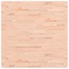vidaXL Tampo de mesa quadrado 90x90x2,5 cm madeira de faia maci&ccedil;a