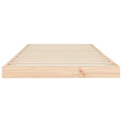 vidaXL Estrutura de cama 90x200 cm madeira de pinho maciça