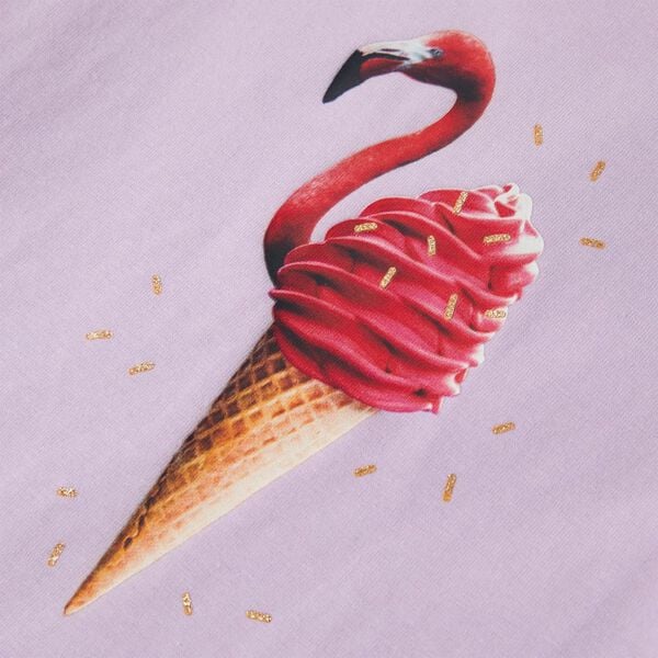 T-shirt para crian&ccedil;a lil&aacute;s 140