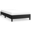 vidaXL Estrutura de cama 90x190 cm couro artificial preto