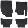 vidaXL Tapete de carro 4 pcs Preto compat&iacute;vel com Toyota C-HR h&iacute;brido