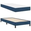 vidaXL Cama Box com colch&atilde;o Azul 90 x 200 cm tecido