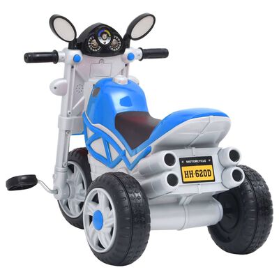 vidaXL Triciclo infantil azul