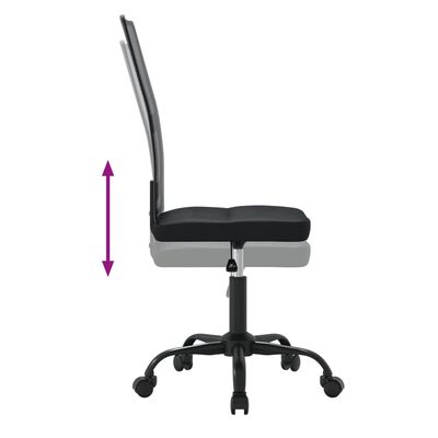 vidaXL Cadeira de escritório tecido de malha preto